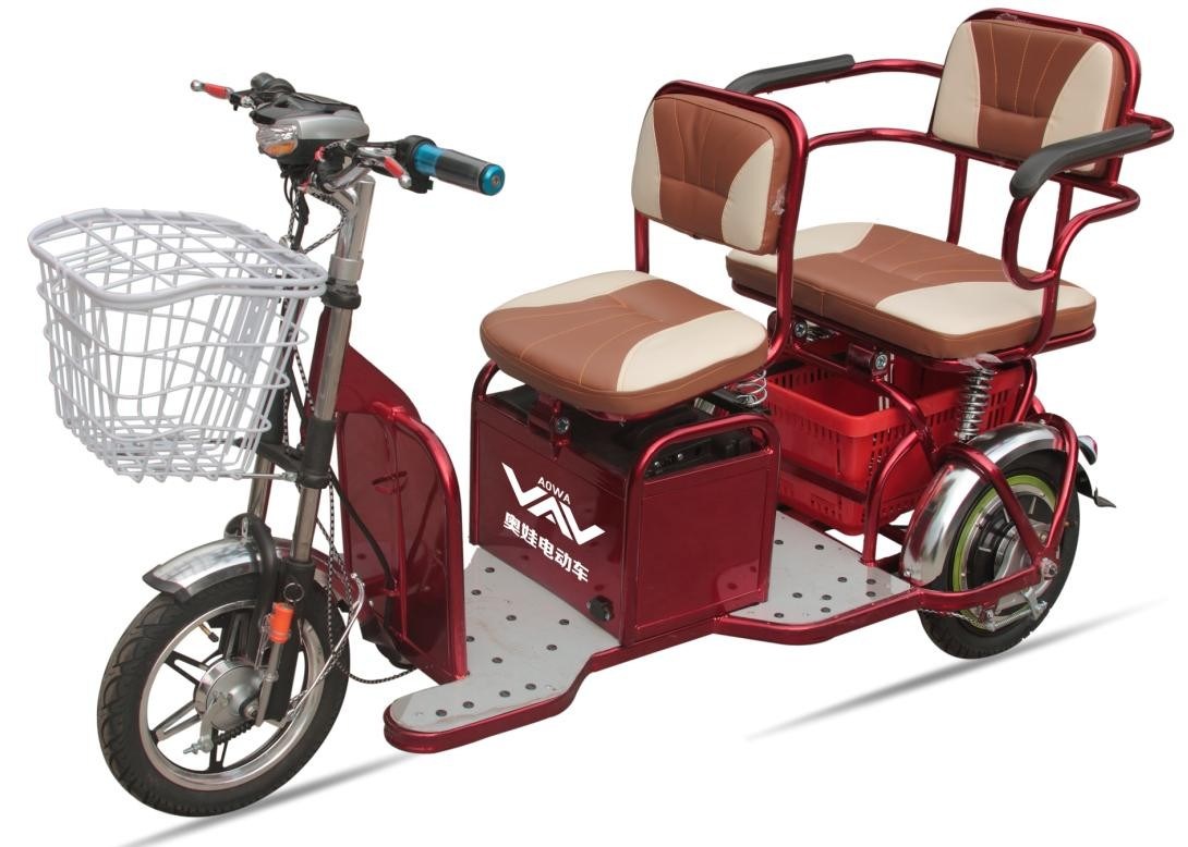 les tricycles 48V20A électriques actionnés par 350W pour les adultes, 2