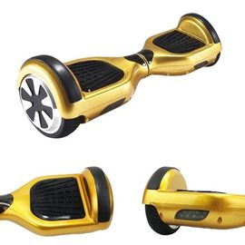 Gold Mini 2 Wheel Electric Standing Scooter 250W Stand On Scooter With 2 Wheels