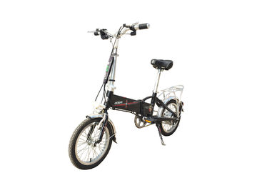14 Inch Hybrid Folding Electric Bike , Foldable Electric Bicycle With Lithium Battery