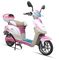 350W Pink Adult Electric Scooter , Battery Operated Scooter With 350W - 450W Motor