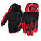 Women Motorcycle Gloves Sport Racing Leather Riding Gloves With Reflective Stripe