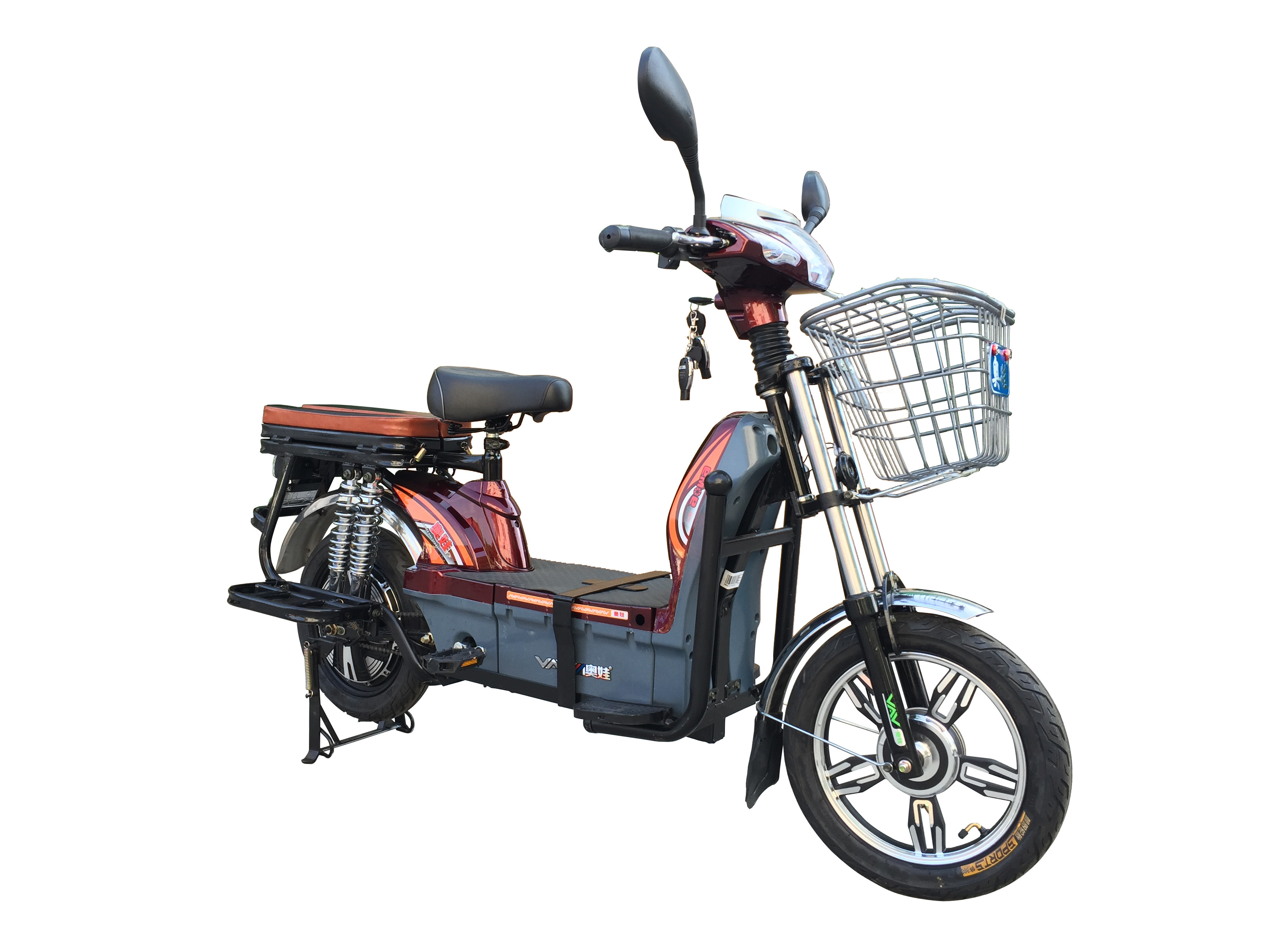 Four Shock Absorbers Electric Motorized Bicycles Black Womens Electric Bike